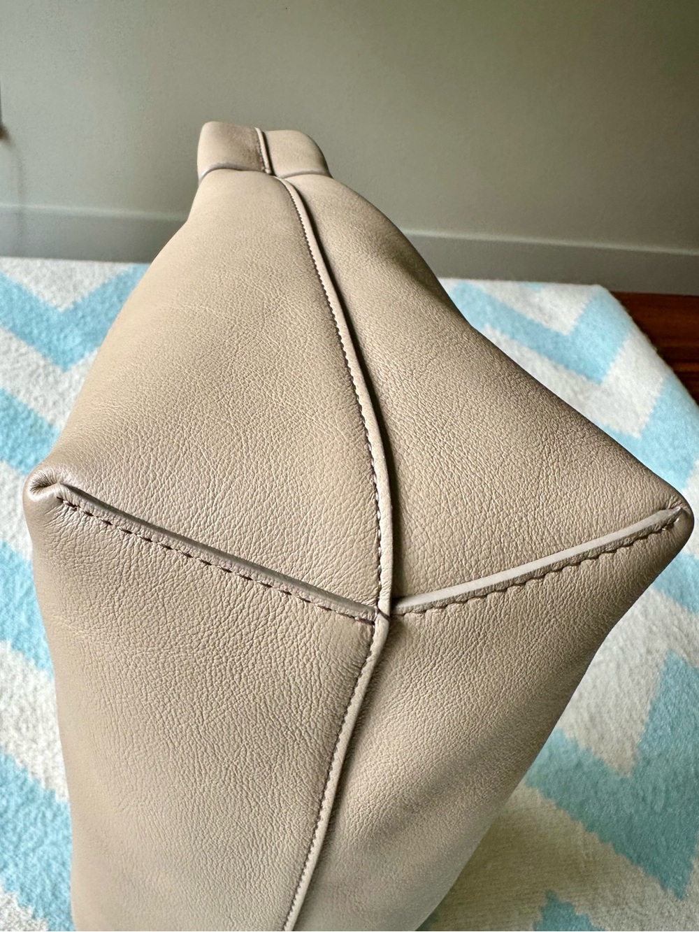 Mansur Gavriel Like-New Candy Hobo, warm grey (taupe) - Picture 9 of 13